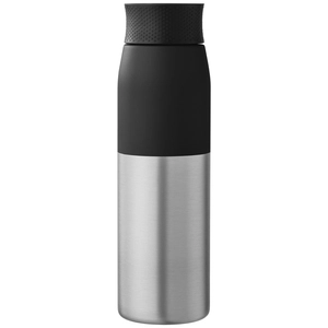 Bouteille à couvercle à torsion en acier inoxydable recyclé - 650 ml personnalisable