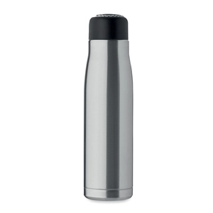 Bouteille à double paroi en acier inoxydable recyclé avec poignée 500ml personnalisable