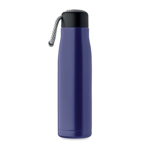Bouteille à double paroi en acier inoxydable recyclé avec poignée 500ml personnalisable