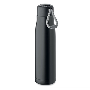 Bouteille à double paroi en acier inoxydable recyclé avec poignée 500ml personnalisable