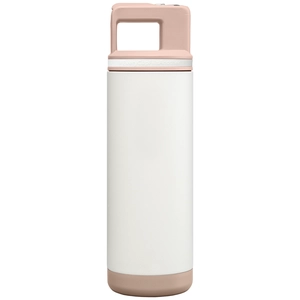 Bouteille acier inoxydable, paille amovible - 590 ml personnalisable