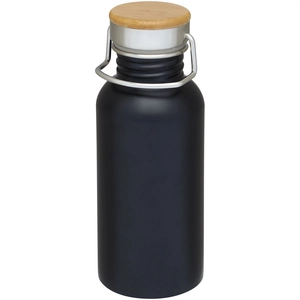 Bouteille de sport 550 ml en acier inoxydable - Couvercle bambou personnalisable