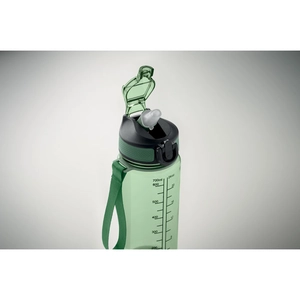 Bouteille de sport motivante en RPET avec paille intégrée personnalisable