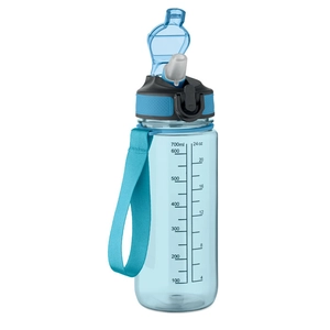 Bouteille de sport motivante en RPET avec paille intégrée personnalisable