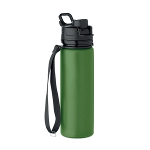 Bouteille de sport pliable en silicone avec couvercle en PP personnalisable