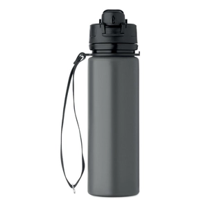 Bouteille de sport pliable en silicone avec couvercle en PP personnalisable