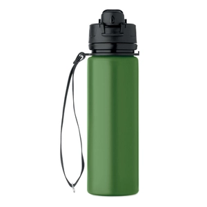 Bouteille de sport pliable en silicone avec couvercle en PP personnalisable