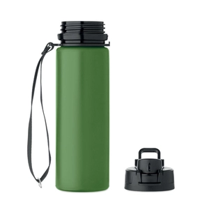 Bouteille de sport pliable en silicone avec couvercle en PP personnalisable