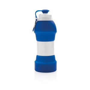 Bouteille de sport pliable isotherme en silicone 580 ml personnalisable