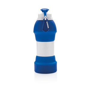 Bouteille de sport pliable isotherme en silicone 580 ml personnalisable