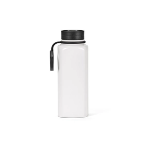 Bouteille double paroi en acier inox recyclé 820 ml avec couvercle 360° personnalisable