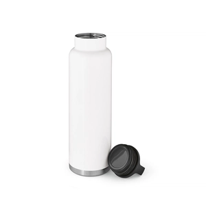 Bouteille en acier inox recyclé 1620 ml avec bouchon mousqueton - idéal sublimation personnalisable