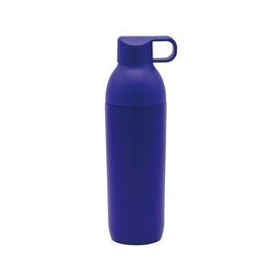 Bouteille en acier inox recyclé 640 ml double paroi - bouchon à double ouverture personnalisable