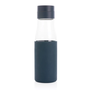 Bouteille en verre 600 ml avec compteur d'hydratation personnalisable