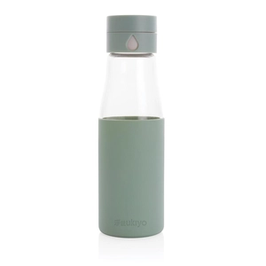 Bouteille en verre 600 ml avec compteur d'hydratation personnalisable