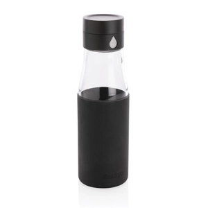 Bouteille en verre 600 ml avec compteur d'hydratation personnalisable