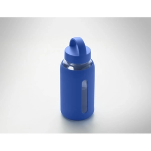 Bouteille en verre borosilicate de haute qualité avec pochette en silicone personnalisable