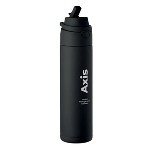 Bouteille isolée à double paroi en acier inoxydable recyclé personnalisable