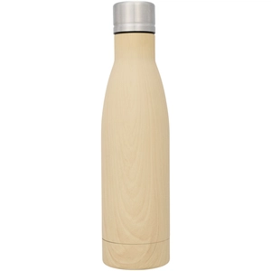 Bouteille isotherme 500 ml imitation bois - couche de cuivre personnalisable