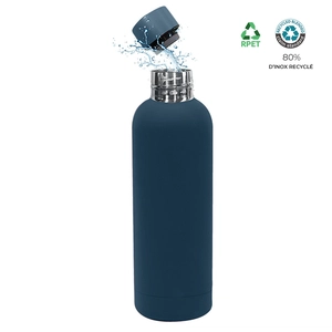 Bouteille isotherme 500ml en inox recyclé  personnalisable