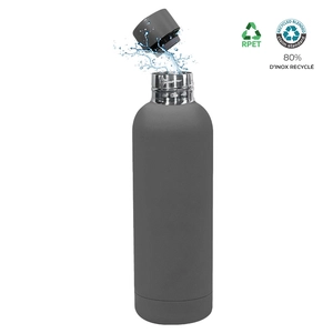 Bouteille isotherme 500ml en inox recyclé  personnalisable