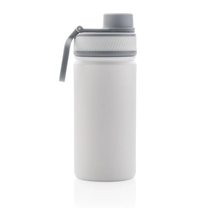 Bouteille isotherme 550 ml en acier inox avec bouchon sport personnalisable