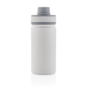 Bouteille isotherme 550 ml en acier inox avec bouchon sport personnalisable