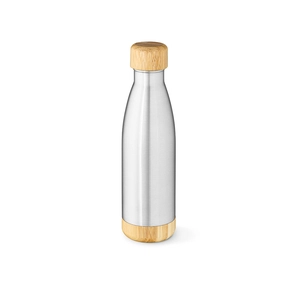 Bouteille isotherme 780 ml avec détail en bambou - passe au lave vaisselle personnalisable