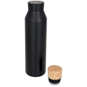 Bouteille isotherme avec bouchon imitation liège 590 ml personnalisable