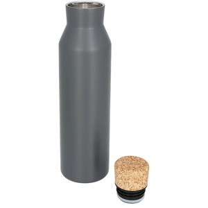 Bouteille isotherme avec bouchon imitation liège 590 ml personnalisable