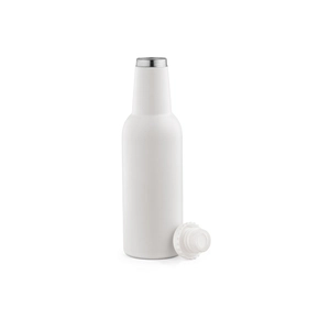 Bouteille isotherme en acier inox recyclé de 360 ml double paroi - système anti-fuite personnalisable