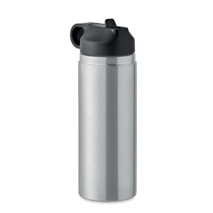 Bouteille isotherme en inox recyclé 500 ml - Gourde double paroi personnalisable