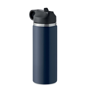 Bouteille isotherme en inox recyclé 500 ml - Gourde double paroi personnalisable