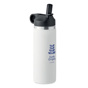 Bouteille isotherme en inox recyclé 500 ml - Gourde double paroi personnalisable