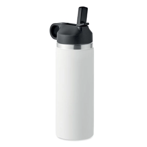 Bouteille isotherme en inox recyclé 500 ml - Gourde double paroi personnalisable