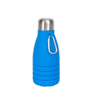 Bouteille pliable 550ml - gourde silicone sans BPA personnalisable