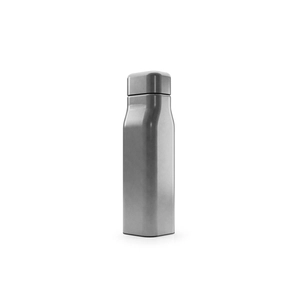 Bouteille simple paroi 1030 ml en acier inox recyclé - style industriel personnalisable