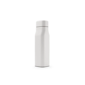 Bouteille simple paroi 1030 ml en acier inox recyclé - style industriel personnalisable