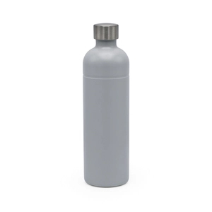 Bouteille simple paroi 1070 ml en inox recyclé - bouchon élégant personnalisable