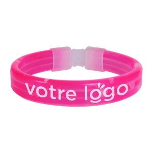 Bracelet lumineux en 4 coloris personnalisable