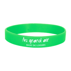 Bracelet silicone adulte - résistant à l'eau et réutilisable personnalisable