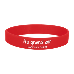 Bracelet silicone adulte - résistant à l'eau et réutilisable personnalisable