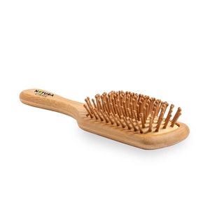 Brosse à cheveux en bambou personnalisable