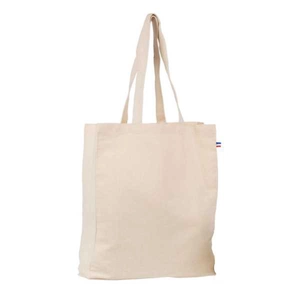 Cabas Coton BIO GASPARD - Sac shopping soufflet 10 cm personnalisable