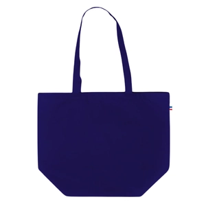 Cabas Coton BIO Made In France - Sac shopping soufflet 20 cm personnalisable