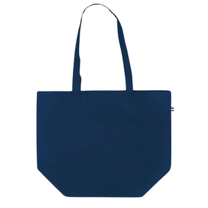 Cabas Coton BIO Made In France - Sac shopping soufflet 20 cm personnalisable