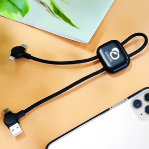 Câble court 18 cm à charge ultra-rapide 60W avec transfert de données personnalisable