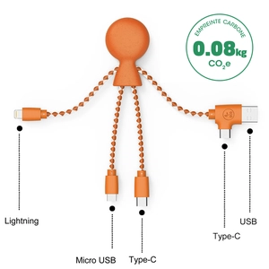 Câble éco multi-connecteur Mr Bio personnalisable