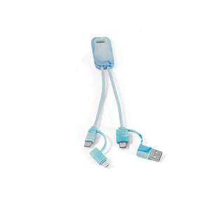 Câble USB 6-en-1 ultra-rapide en PET recyclé personnalisable