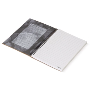 Cahier à spirale en papier de roches ligné 130g,m2 personnalisable